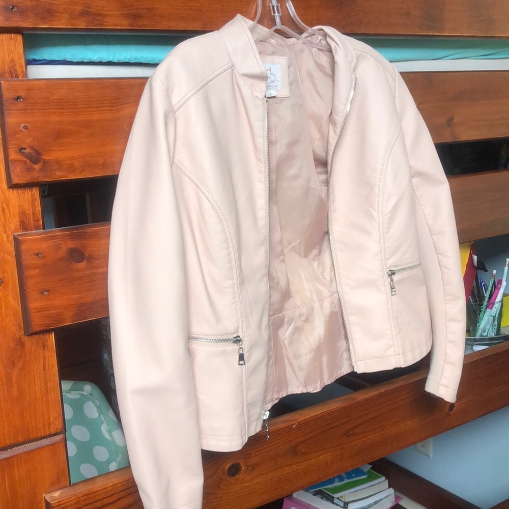 Pink Pleather jacket